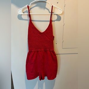 Wild Fable red romper